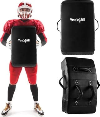 Yes4All Blocking Shield Pad with leather outer and multiple handles