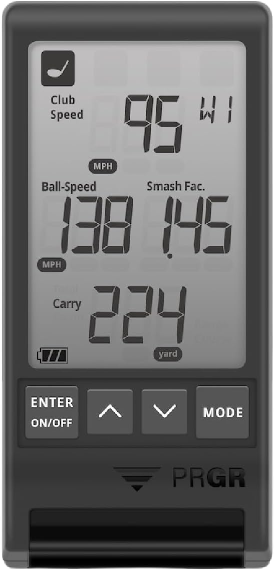 PRGR HS 130-A portable golf launch monitor