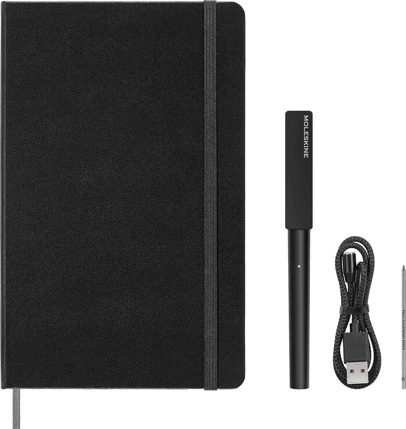 Moleskine Smart Writing Set with notebook and smart pen syncing notes to an app