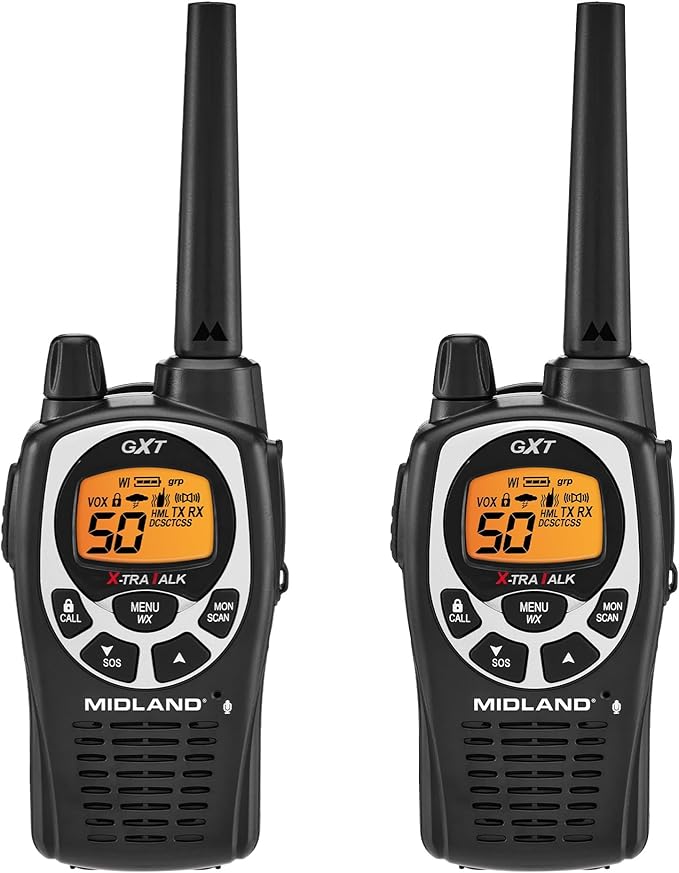 Midland GXT1000 GMRS walkie talkie