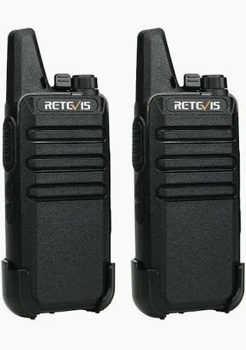 Retevis RT22 compact clip-on walkie talkie