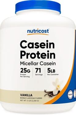Nutricost Casein Protein container