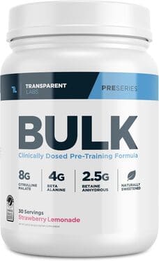 Transparent Labs BULK Pre-Workout Standard