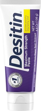 Desitin Maximum Strength Baby Diaper Rash Cream 40 percent zinc oxide