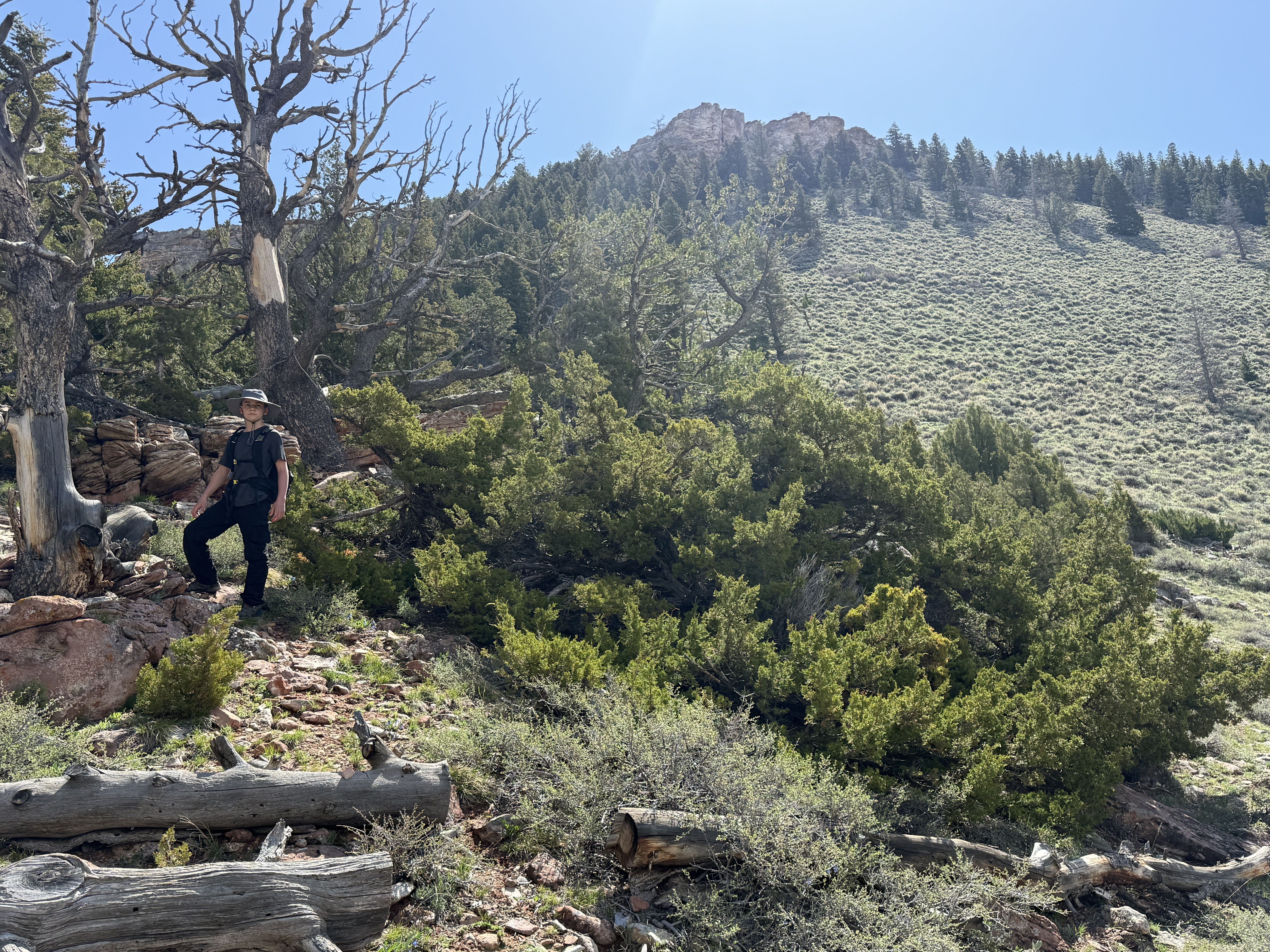 Posing during our Beyond the Map's Edge treasure hunt adventure